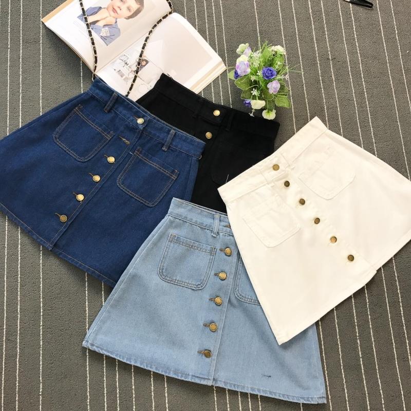 On sale 2020 summer Womens ladies A-line Jeans short Skirtin the Women's clothing/Boutique , Skirts category - from Buy2taobao.com to provide professional Taobao agent buy service