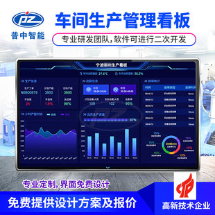 生产车间管理系统ERP软件生产模块MES智能管理LED电子看板显示屏