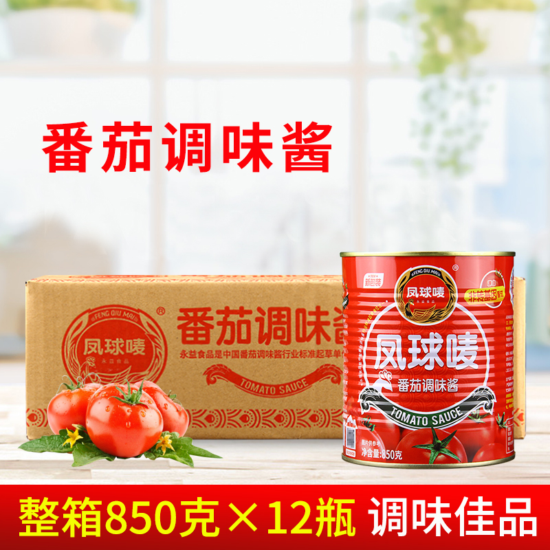 凤球唛番茄调味酱850g*12罐 番茄膏糖醋排骨罗宋汤披萨饼凉拌蘸酱