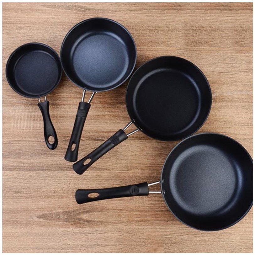 一折鸡蛋卷锅 煎饼锅_小号煎鸡蛋12cm迷你平底锅小不粘锅小型寝室适用