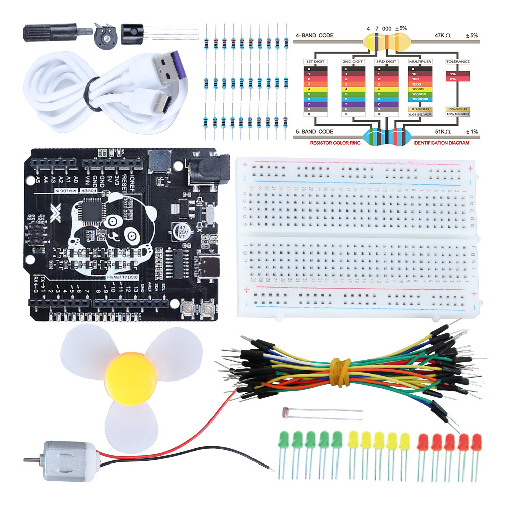 跨境改进板适用于Arduino的智懿UNO R3初学者基本入门RDID套件