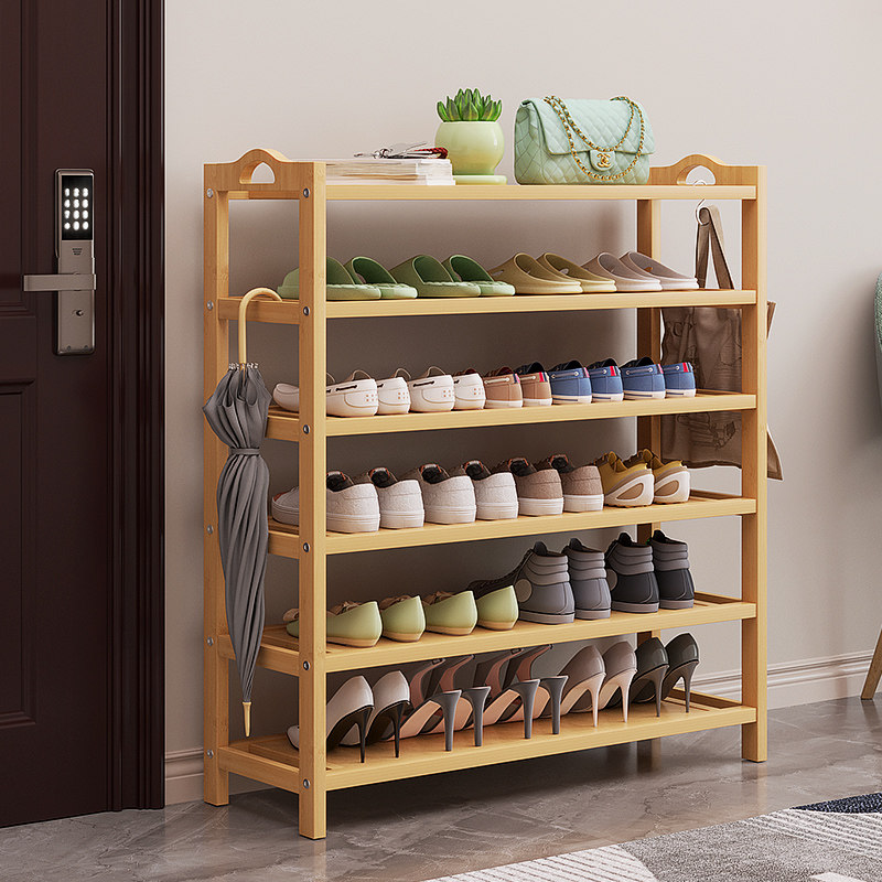 鞋柜收纳神器实木玄关门口2022新款鞋架防尘简易分层家用宿舍楼道
