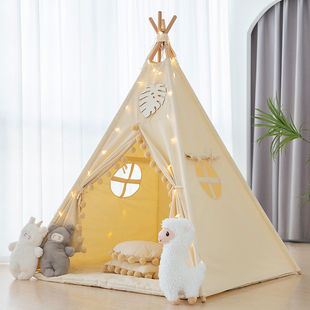 印第安儿童帐篷室内小房子公主女孩男孩玩具城堡宝宝分床睡游戏屋