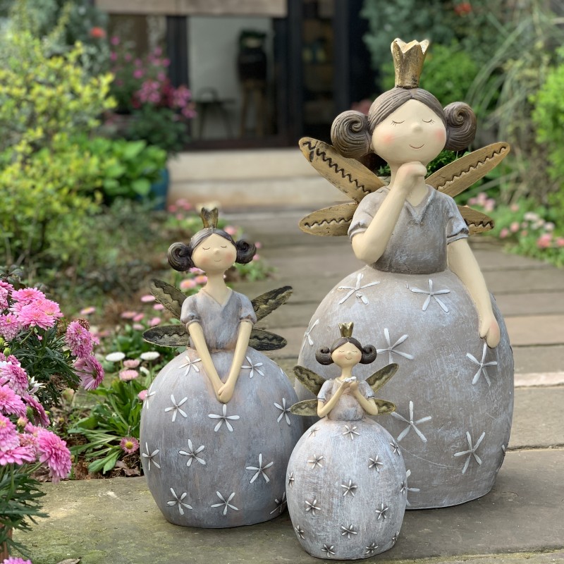 可爱花仙子创意个性阳台布置户外庭院摆件花园园艺装饰欧美出口