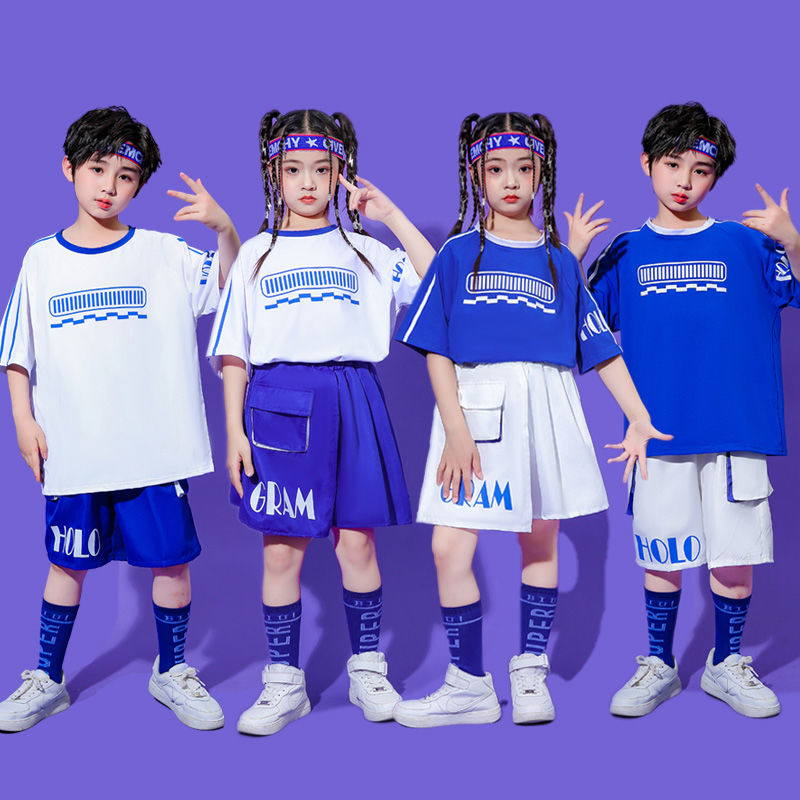 六一儿童啦啦队演出服小学生运动会表演服潮服幼儿园啦啦操演出服