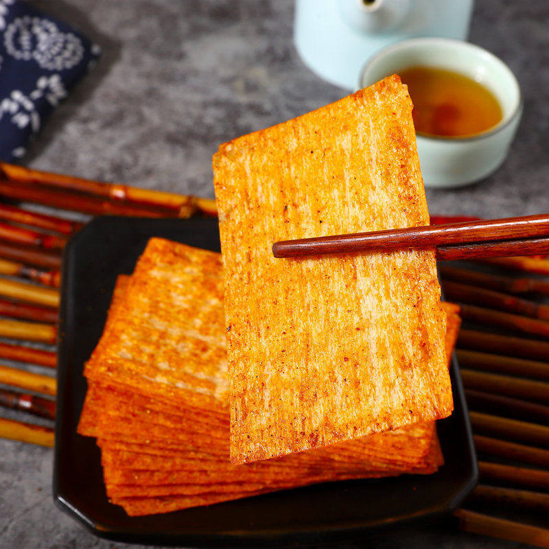 鸡汁馍片辣条香辣片干片大包90g*3袋经典麻辣片零食大礼包包邮