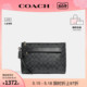 COACH/蔻驰官方 男士时尚中号黑色C纹手包PVC文件袋手拿包29508