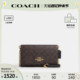 COACH/蔻驰官方 奥莱款女士印花单肩斜挎链条包小方包CP033