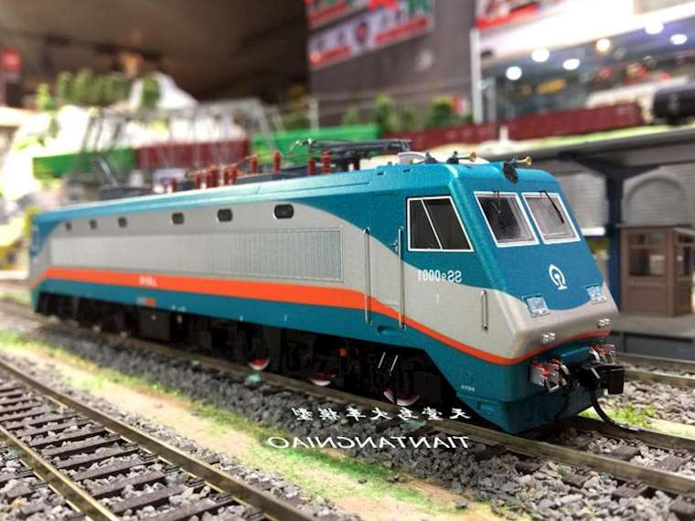n27火车模型ho中国韶山ss9电力机车火车模型
