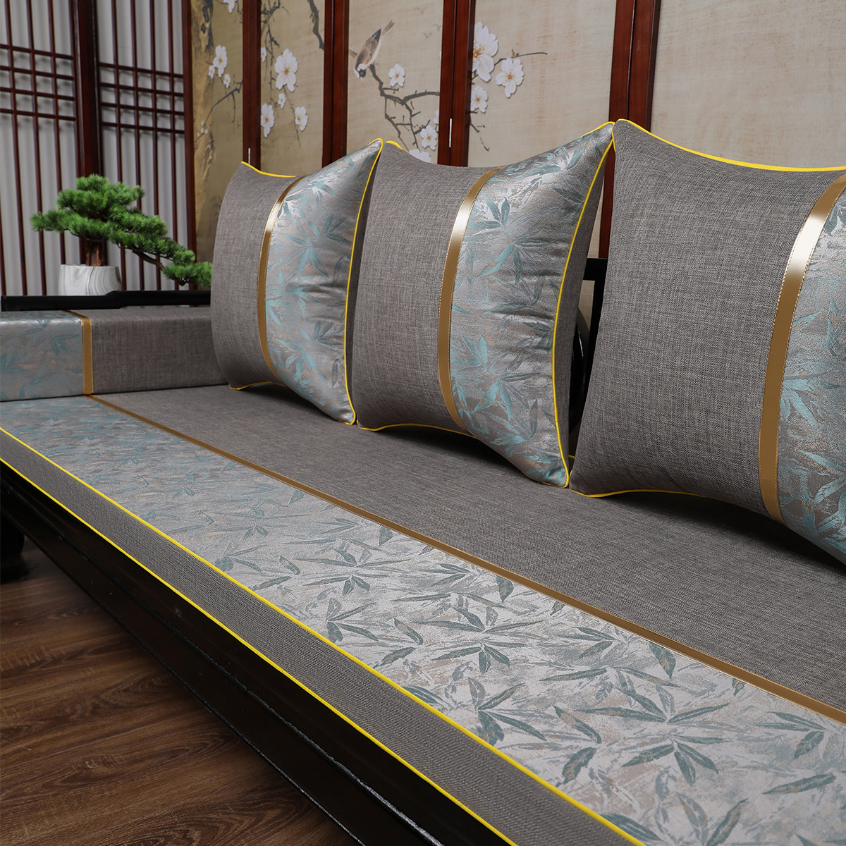 实木沙发海绵坐垫冬