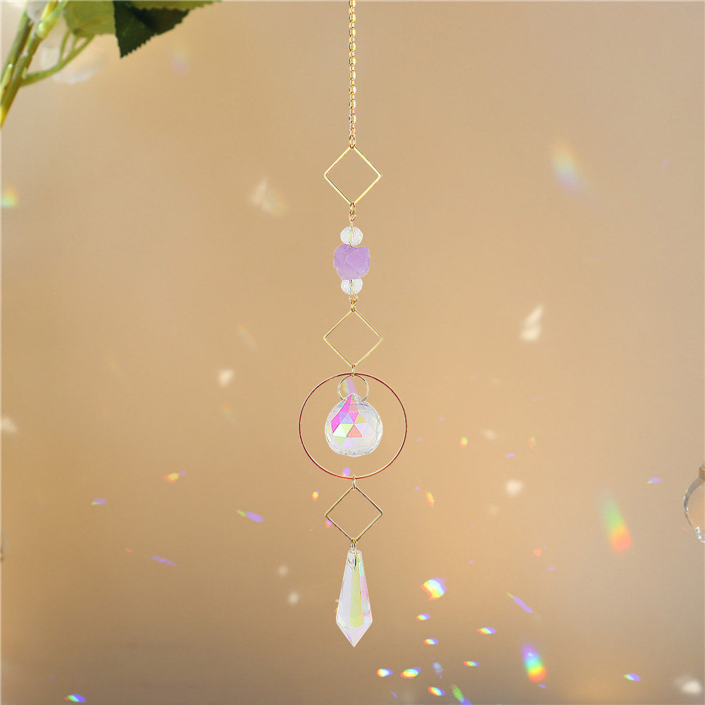 傲悦北欧水晶风铃梦幻吊饰少女卧室房间挂饰窗户墙壁装饰挂件ins