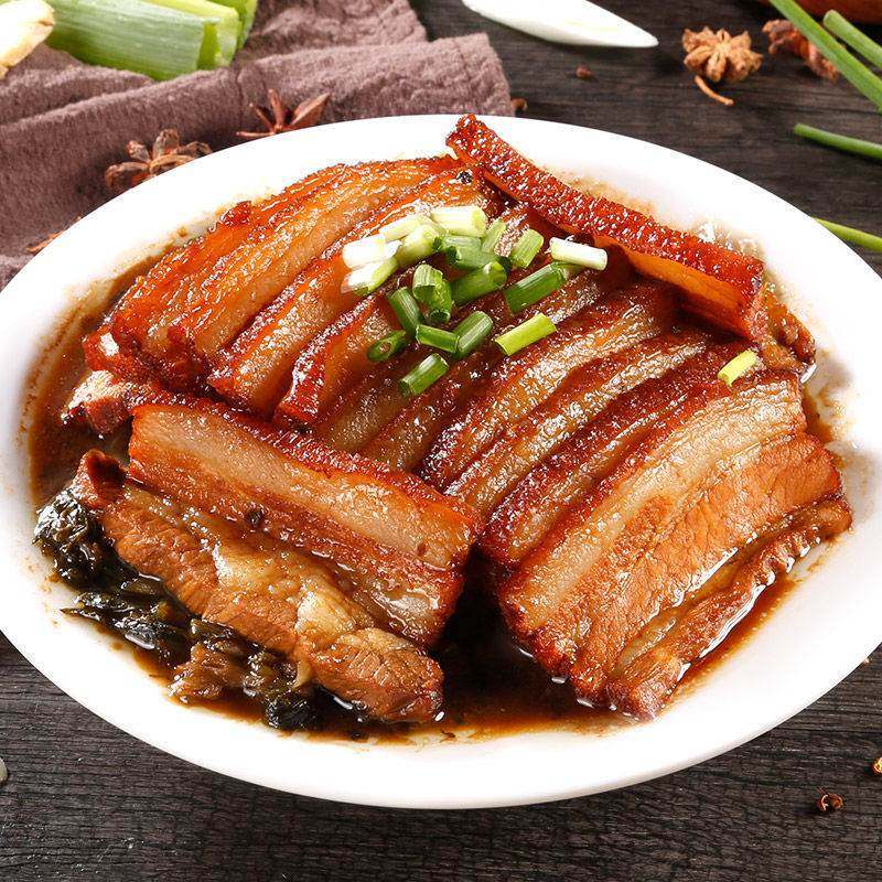 热销秘制扣肉_梅菜扣肉河南特产正宗秘制碗装红烧扣肉整箱真空包装