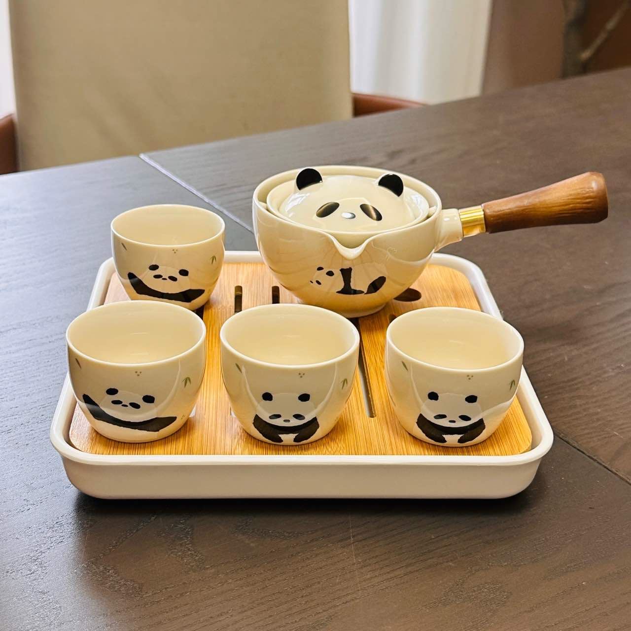 熊猫功夫茶具套装便携旅行快客杯泡茶杯神器逍遥茶壶