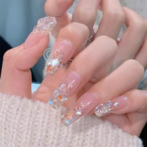 穿戴甲新娘指甲贴片成品甲片孕妇2021新款美甲贴拍婚纱照结婚婚礼