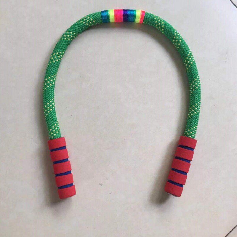 升级广场舞跳绳拉伸小绳短绳健身儿童感统早操广场舞配件