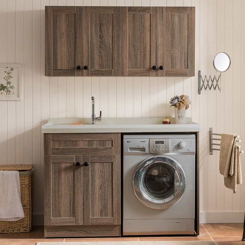 阳台柜洗衣柜吊柜组合