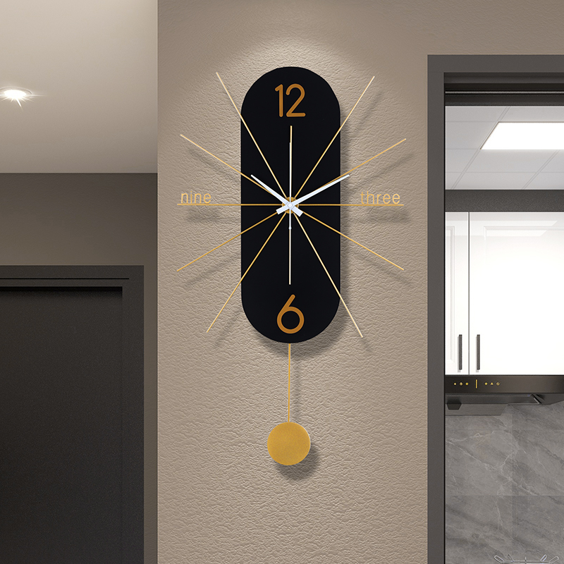时钟挂钟客厅个性创意时尚墙上钟表现