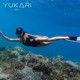 Yukari swim连体泳衣女性感比基尼温泉游泳衣显瘦遮肚ins保守潜水