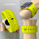 CLOUDHIS适用iwatchS10苹果手表applewatch表带s9夏季天ultra2男女款s8高级感鲨鱼硅胶磁吸运动透气