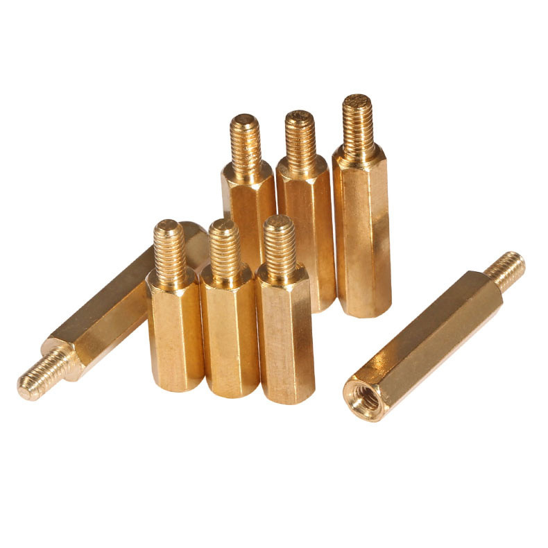 x7主板9_3/4/5mmw单通六角铜螺柱p5cb板单头主板隔离柱m3*4x5x6x7x8x