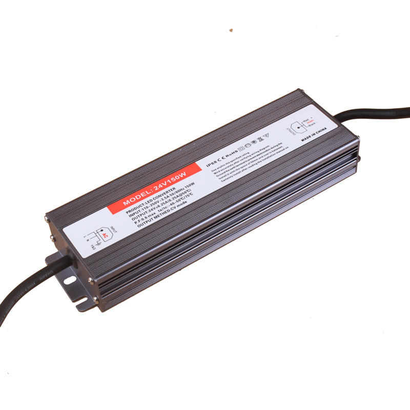 超薄户外防水开关电源洗墙灯线条灯直流变压器220V转DC24V12V150W