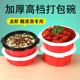 一次性龙虾酸菜鱼打包盒2500/3000ml超大圆形带盖外卖盆火锅餐盒