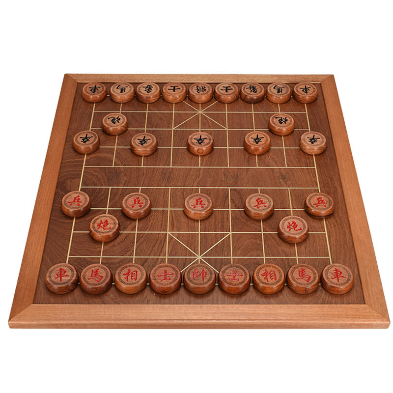 中国象棋棋盘实木高档特大号象棋盘6分木质象棋桌子橡棋家用
