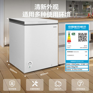 【新品】容声200升小冰柜家用小型冷柜全冷冻节能单温减霜囤货