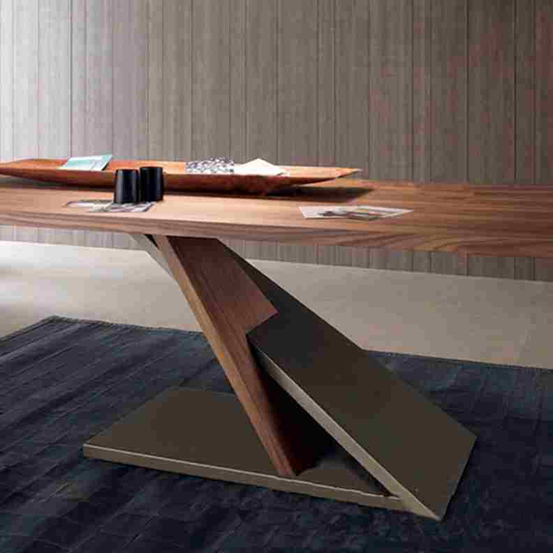 loft复古实木办公桌工业风老板桌台式电脑桌创意铁艺书桌简约现