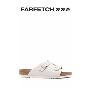 Birkenstock男士Zürich 皮质凉鞋 FARFETCH发发奇