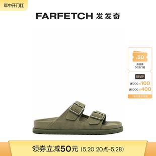 Birkenstock男士Arizona 绒面皮凉鞋FARFETCH发发奇