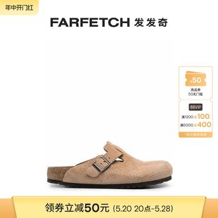 Birkenstock男士Boston绒面皮凉鞋勃肯包头拖春季新款舒适发发奇