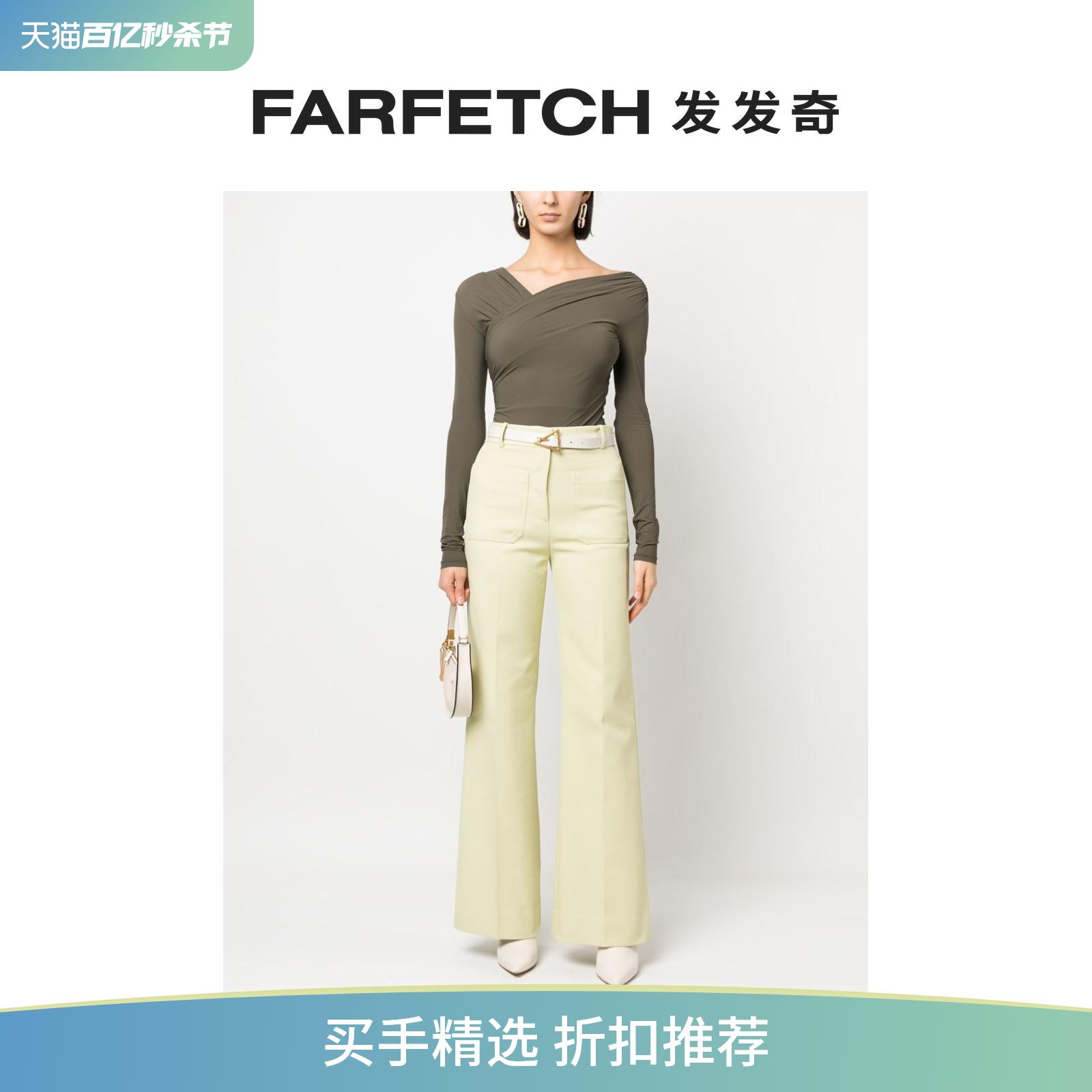 [Final Sale]Victoria Beckham女士Alina 喇叭西裤FARFETCH发发奇