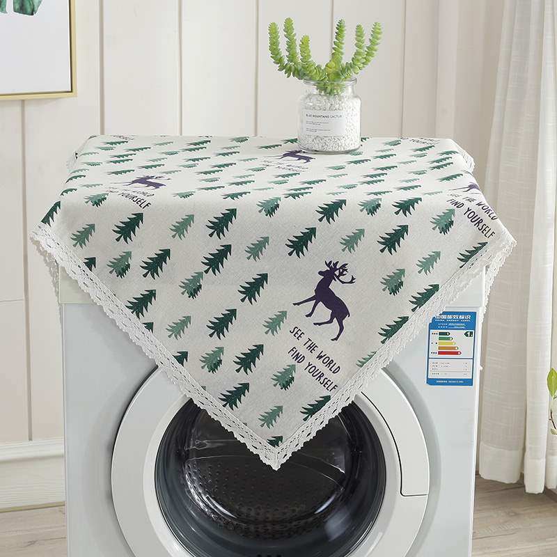 盖巾全自动洗衣洗衣机机罩盖布滚筒波轮冰箱空调万能盖巾