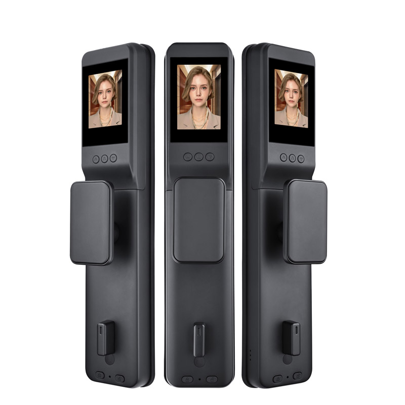 乘方指纹锁带监控摄像头智能锁人脸识别家用防盗门密码锁电子门锁