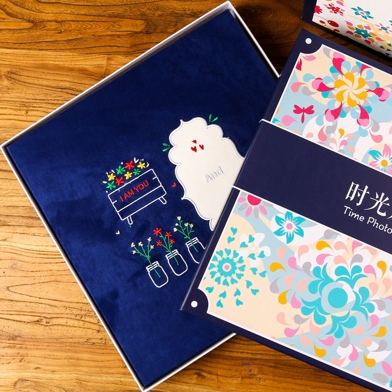 diy手工相册本18寸粘贴式日记纪念记录册恋爱情侣创意礼物拍影集