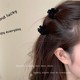高级感丝绒蝴蝶结小抓夹刘海发夹小众设计发饰女小号碎发夹发饰品