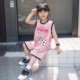 儿童奥特曼篮球衣迪迦女童背心夏季速干纯棉透气夏季女孩赛罗套装