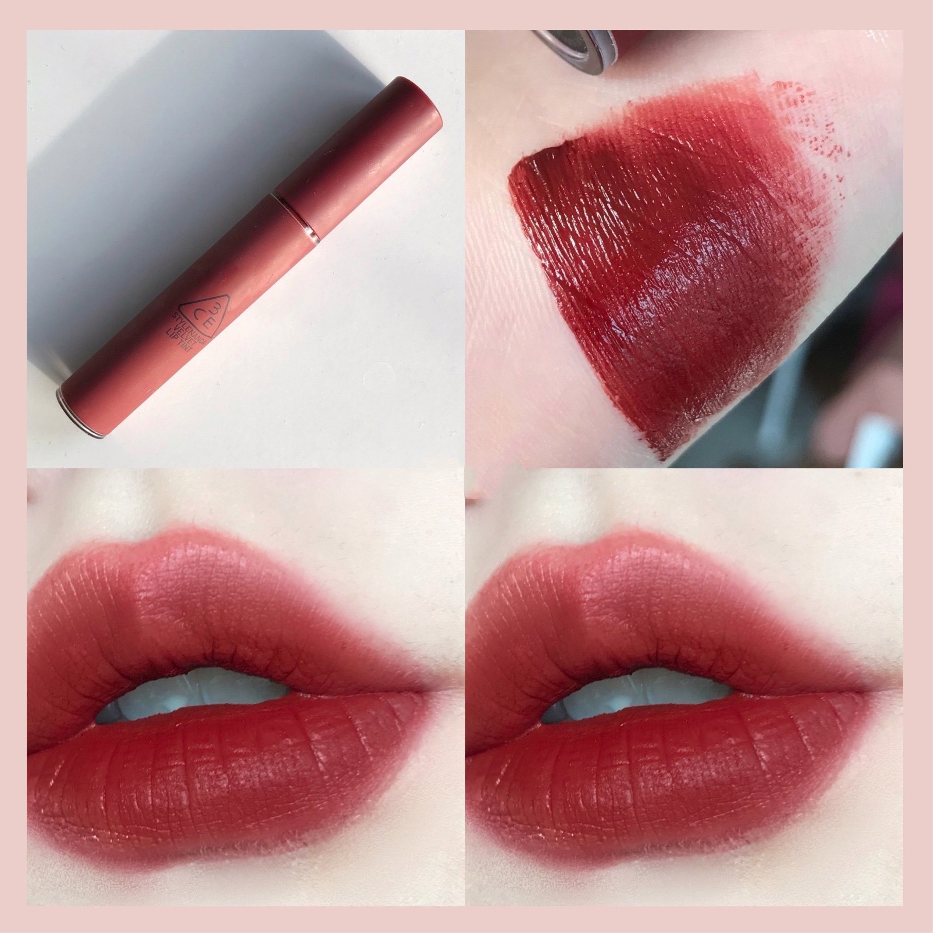 3ce红梨色丝绒唇釉speak up红管唇釉 going right/daffodil/taupe