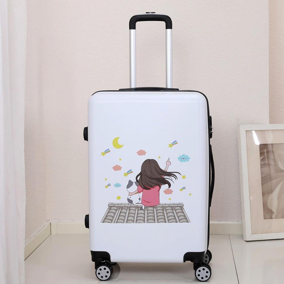 卡通学生行李箱女可爱韩版拉杆箱小清新大容量初中生密码旅行箱男