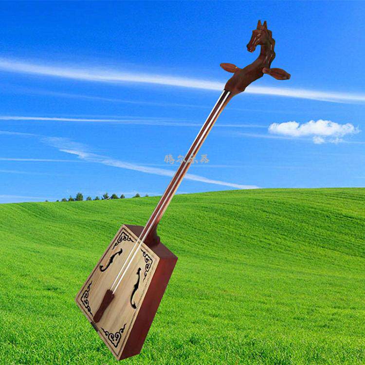 马头琴乐器正品内蒙古初学者红木檀指板马马头琴