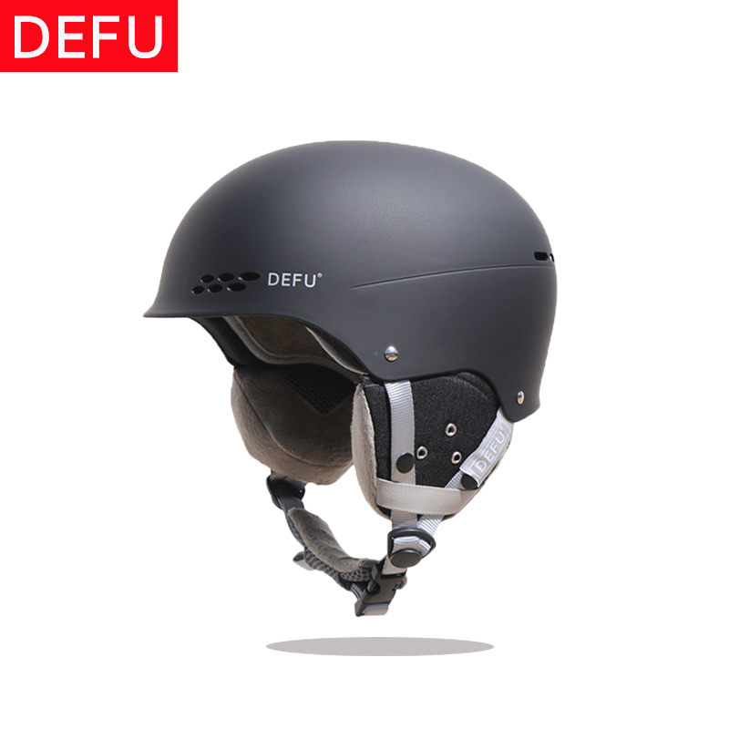 新品DEFU滑雪头盔男女单板双板成人滑雪防护装备保暖防撞滑雪盔品