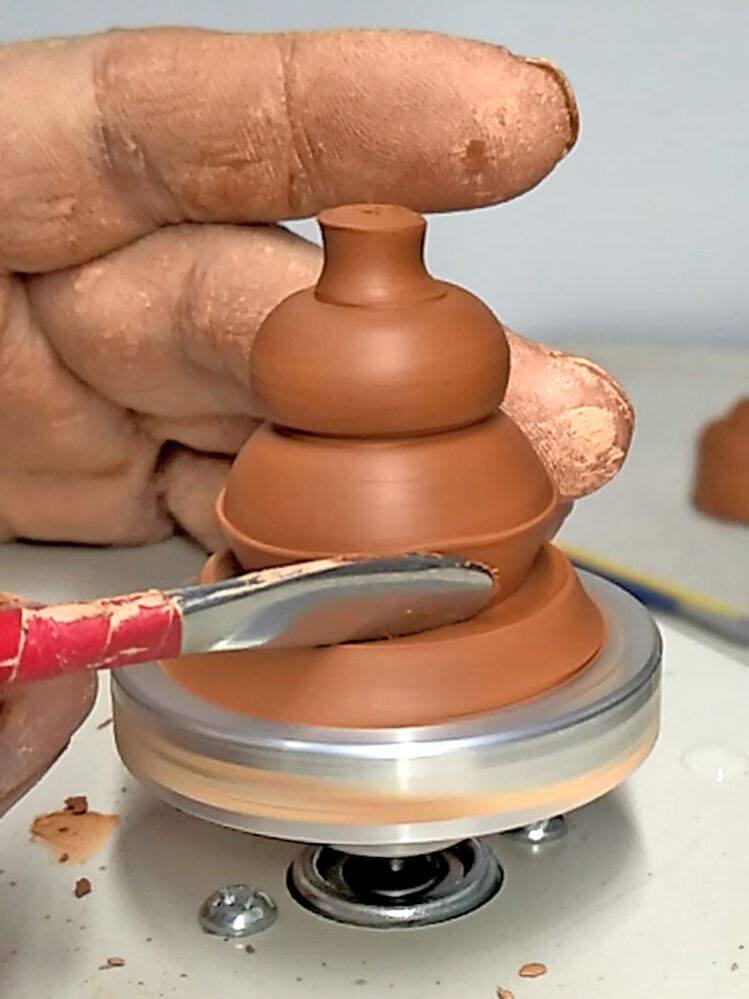 指尖手动粘土家用学生电动陶泥机生日转盘陶艺泥塑陶瓷.