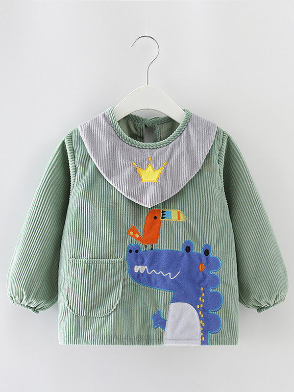 女宝宝罩衣秋冬款时尚外出婴儿冬季外穿可爱男宝男童外套洋气男孩