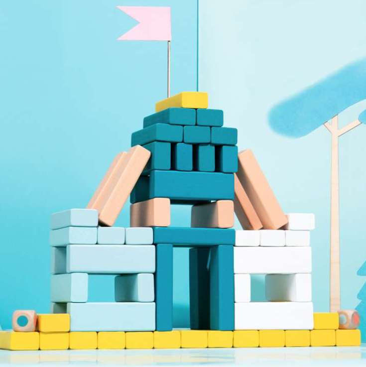 新品叠叠乐层层叠叠高儿童儿童积木塔多米诺骨牌玩具拼搭游戏叠叠乐