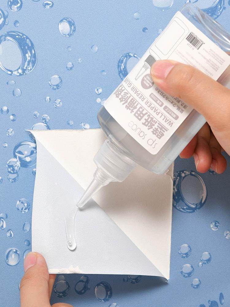 壁纸墙纸胶水修补强力胶家用粘贴糯米修复翘边基膜墙纸胶套装