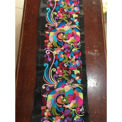 少数民族服装花边机绣特色绣片苗族工艺品酒店装饰苗族织锦