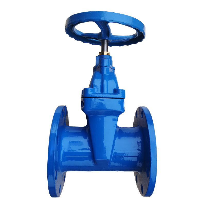 供水弹性阀门自来水橡胶封暗法兰软球墨铸铁闸闸阀