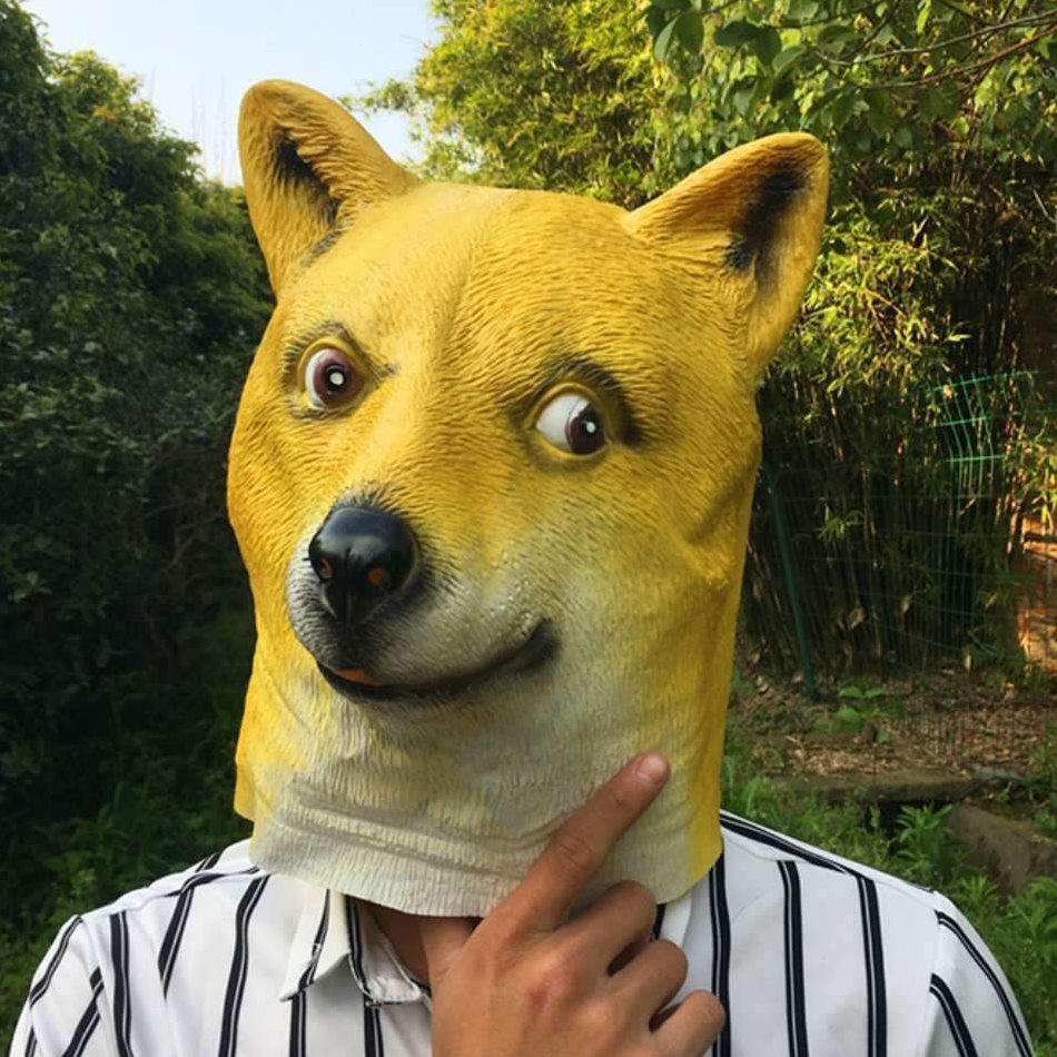 狗头套动物面具