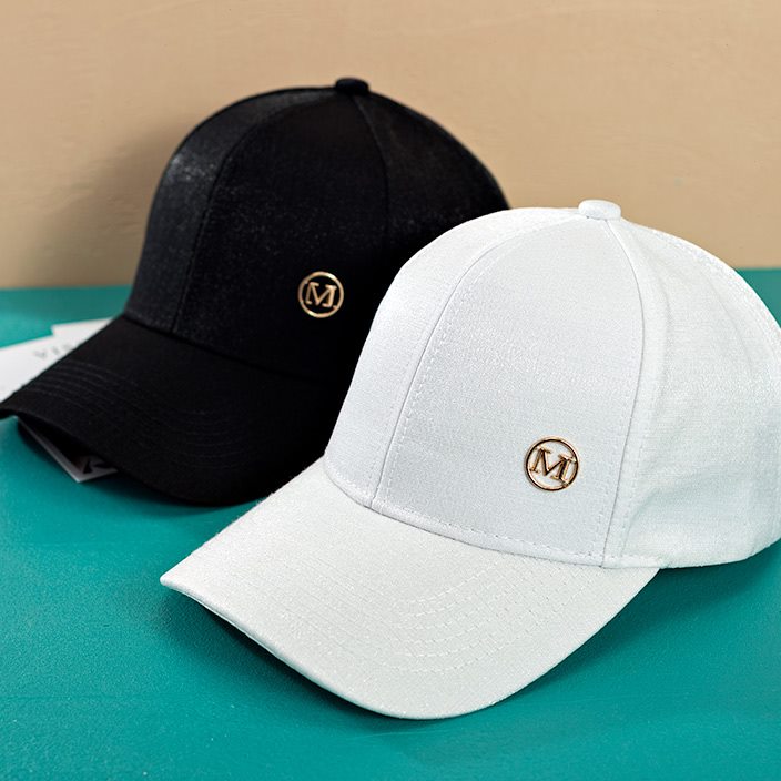 (今日10折)女士白色鸭舌帽子洋气漂亮的夏季百搭时尚